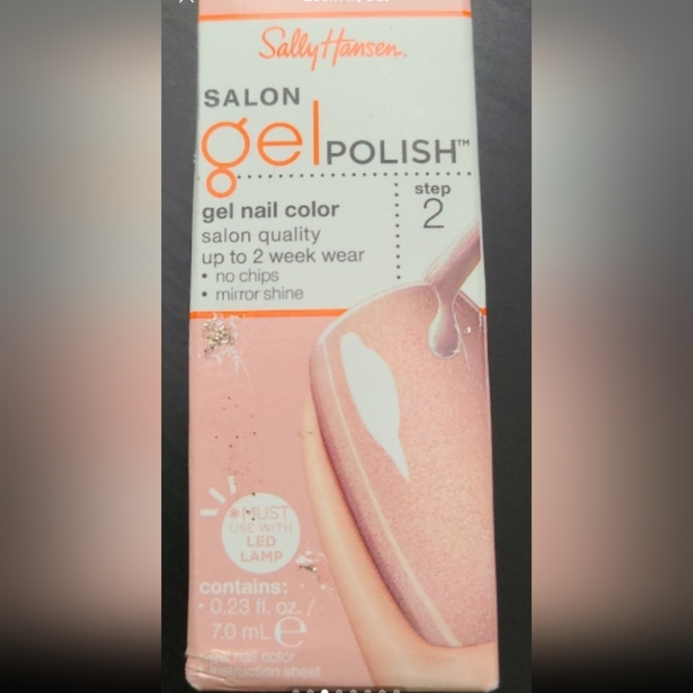 Salon quality gel nail color step 2 (led lamp sold separately)